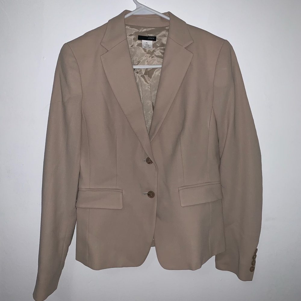 CLOSING- SEND OFFERS  JCrew 100% Wool Beige Blazer